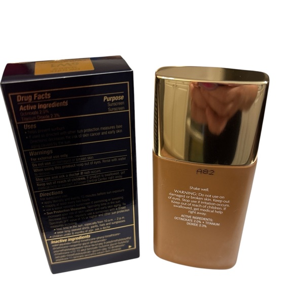 NIB Estée Lauder Double Wear Foundation 6W1 Sandalwood - Picture 3 of 5